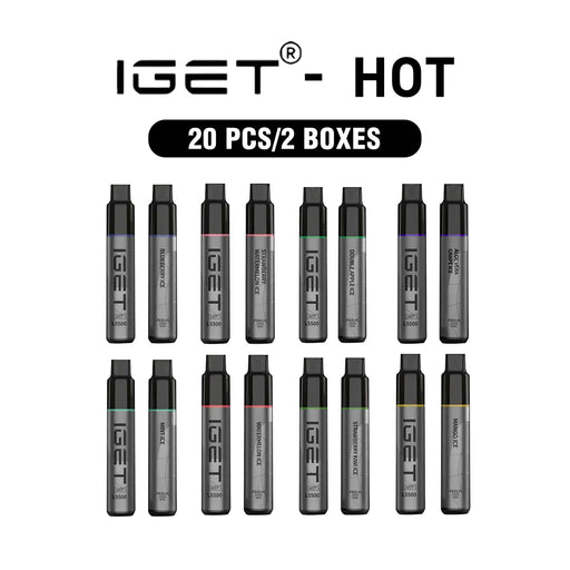 IGET HOT 20 Pcs / 2 Boxes Wholesale 1 vape wholesale