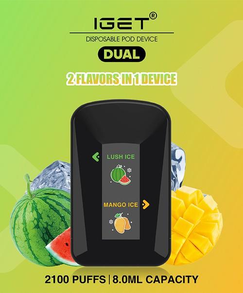 IGET Dual Vape Disposable Wholesale 1vapewholesale