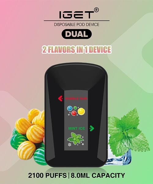 IGET Dual Vape Disposable Wholesale 1vapewholesale