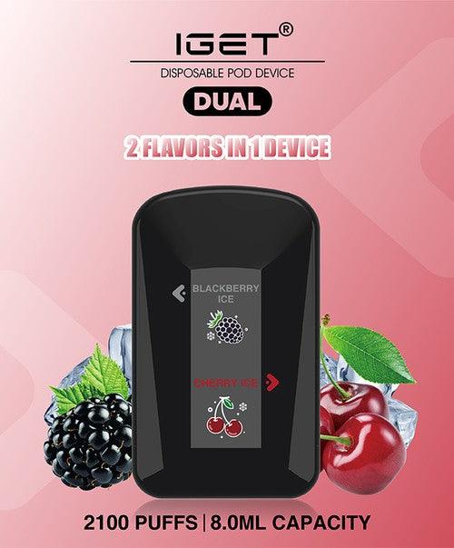 IGET Dual Vape Disposable Wholesale 1vapewholesale