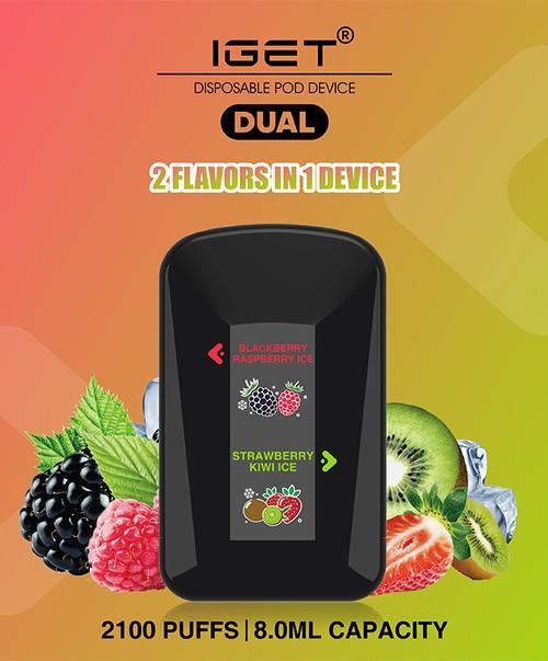 IGET Dual Vape Disposable Wholesale 1vapewholesale