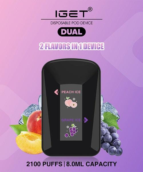 IGET Dual Vape Disposable Wholesale 1vapewholesale
