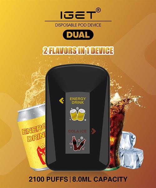 IGET Dual Vape Disposable Wholesale 1vapewholesale
