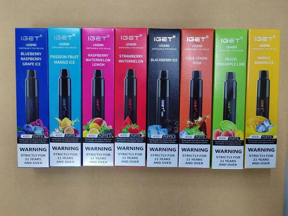 IGET Legend 200 Pcs / 20 Boxes Wholesale 1 vape wholesale
