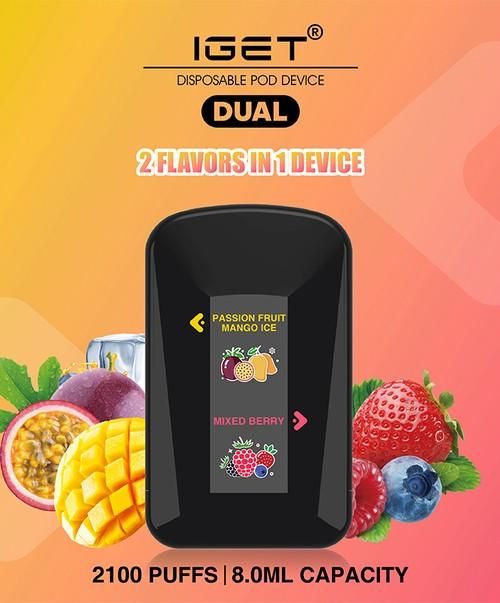 IGET Dual Vape Disposable Wholesale 1vapewholesale